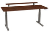 87204CC23 SmartMoves 72 in. Premium Desk w/ Elevated Shelf and Adjustable Height Base