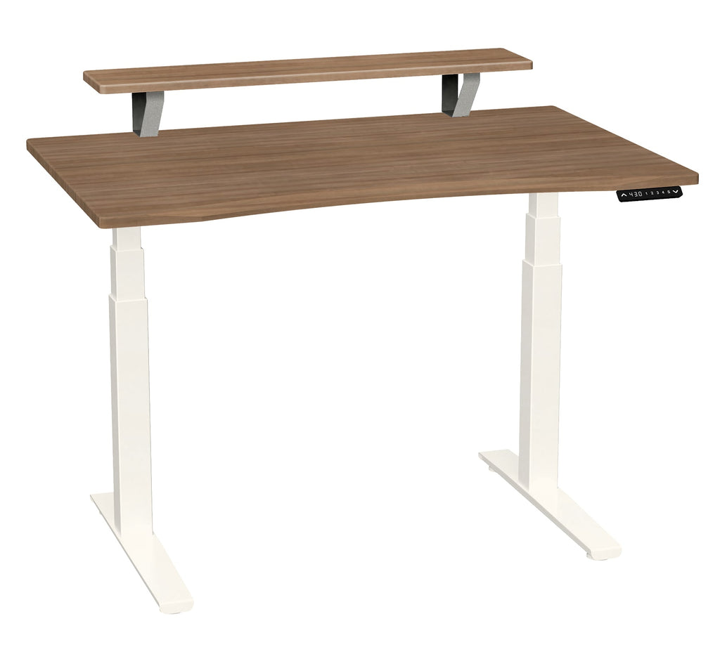 84805CW24 SmartMoves 48 in. Premium Desk w/ Elevated Shelf and Adjustable Height Base