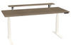 87206CW27 SmartMoves 72 in. Premium Desk w/ Elevated Shelf and Adjustable Height Base