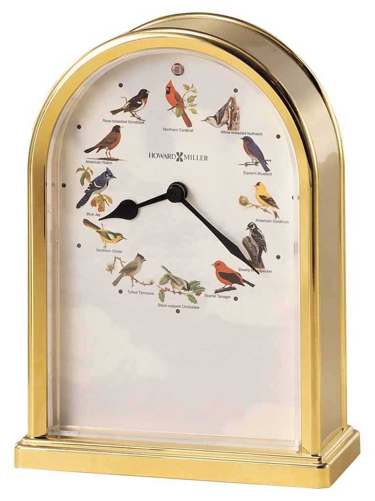 645405 Song Birds Of North America III Tabletop Clock