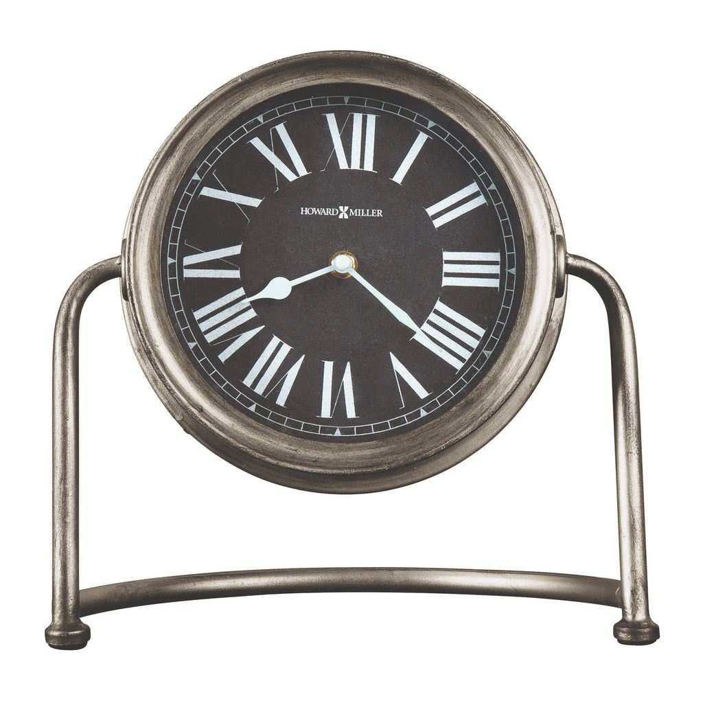 Vintage-style tabletop clock with Roman numerals