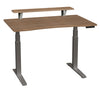 84805CC24 SmartMoves 48 in. Premium Desk w/ Elevated Shelf and Adjustable Height Base
