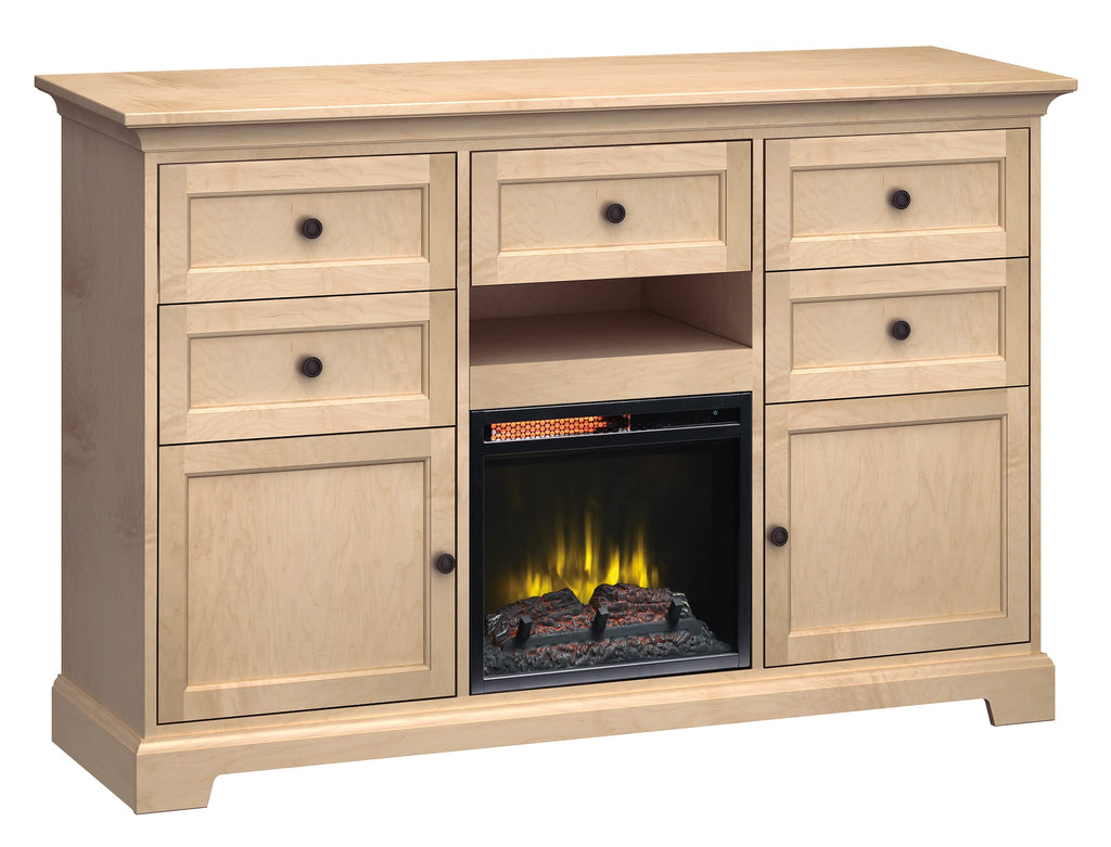 FT63E 63"Wide/41"Extra Tall Fireplace TV Console