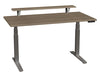 86006CC27 SmartMoves 60 in. Premium Desk w/ Elevated Shelf and Adjustable Height Base