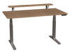 86006CC24 SmartMoves 60 in. Premium Desk w/ Elevated Shelf and Adjustable Height Base